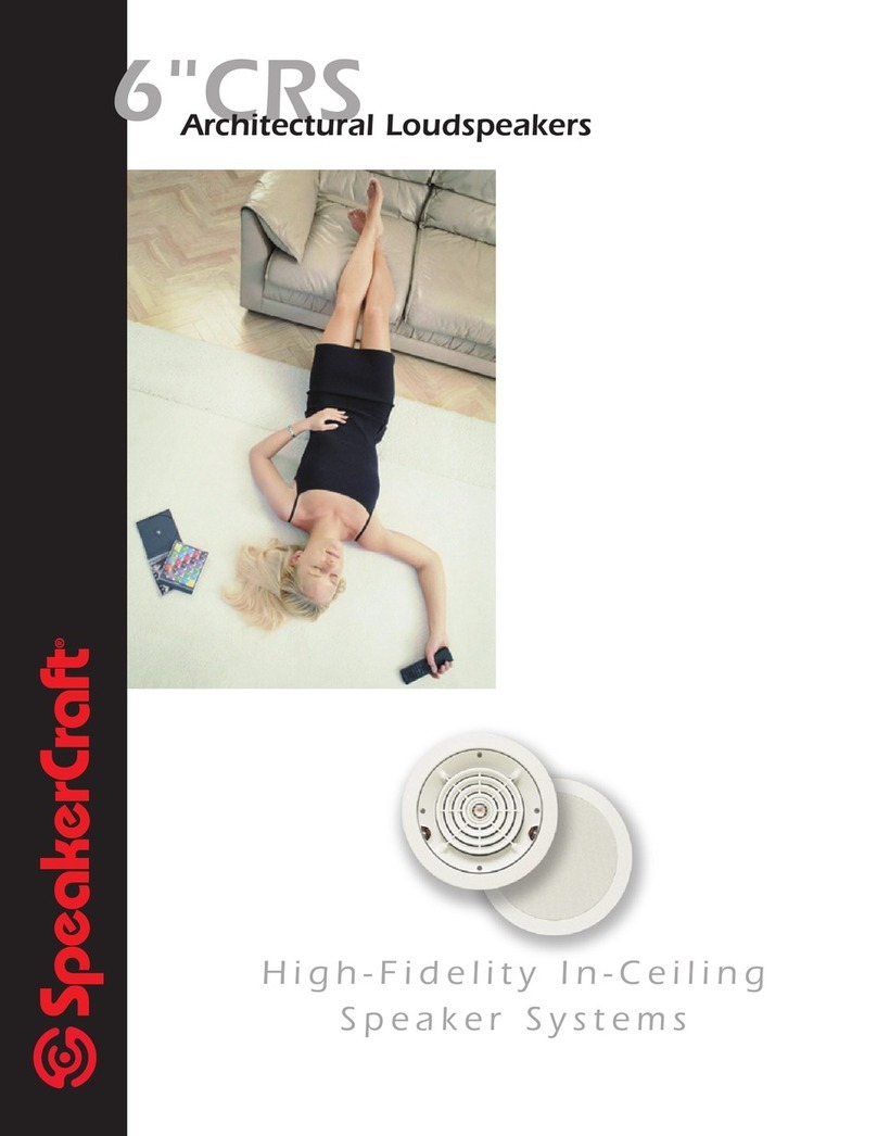 SpeakerCraft CRS6 Zero brochure