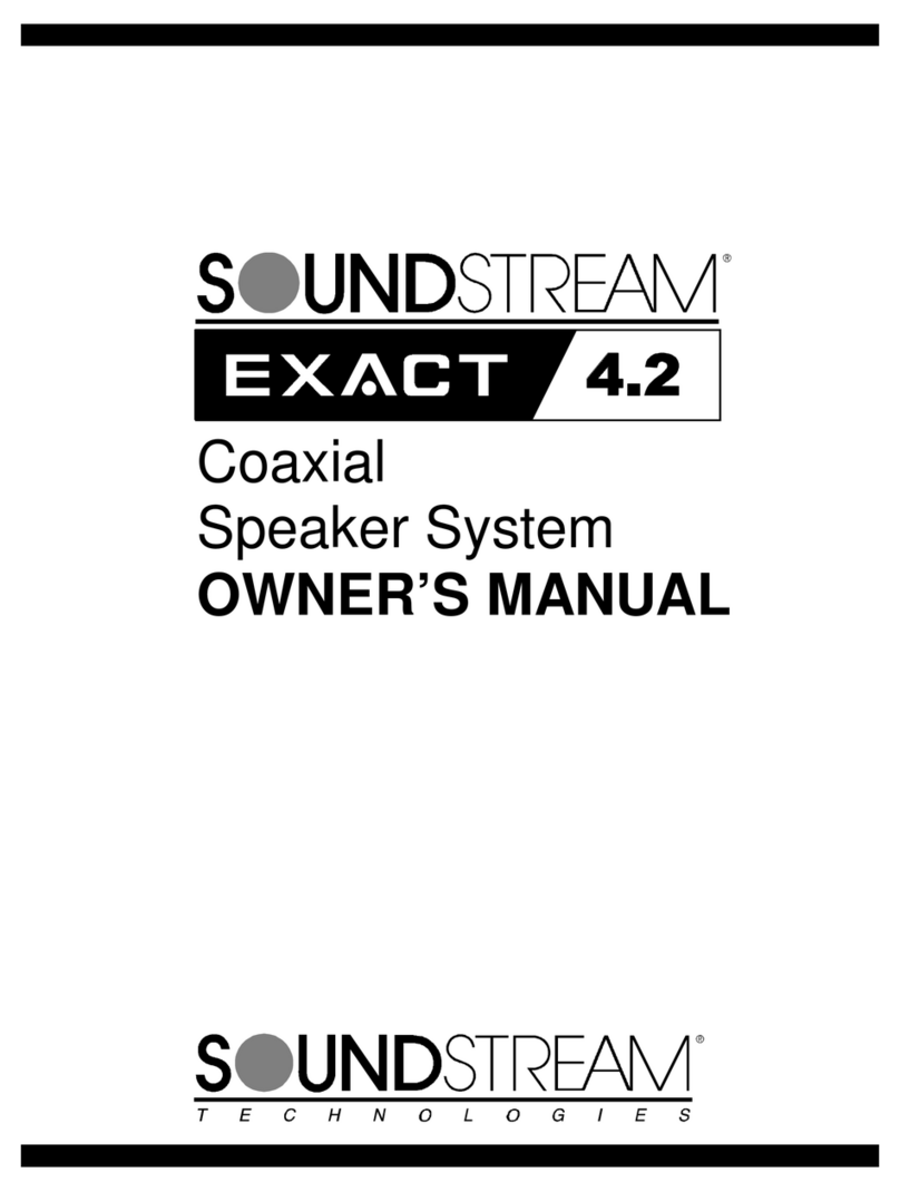 Soundstream Exact Exact 4.2 User manual