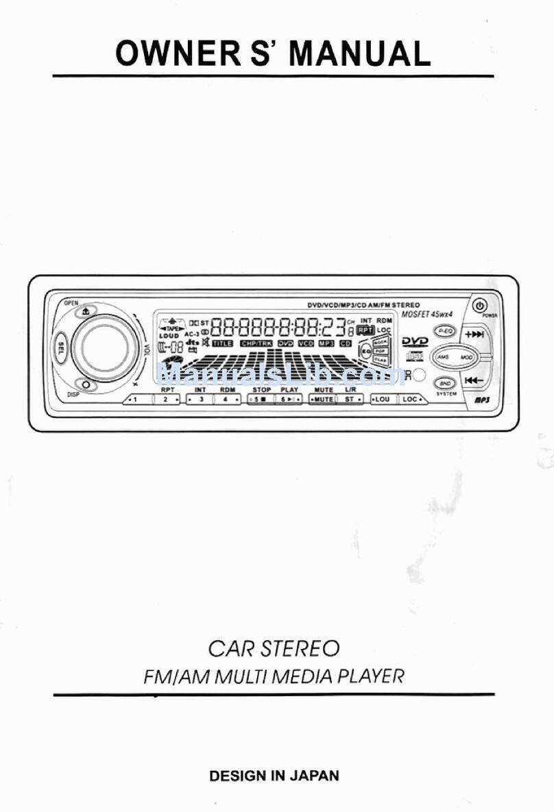 Soundstream VDVD-300R User manual