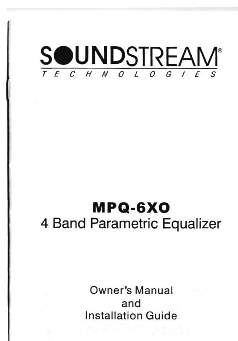 Soundstream MPQ-6XO Owner's manual and installation guide