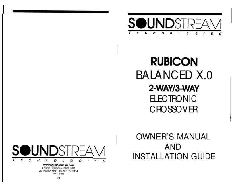 Soundstream Balanced X.0 user guide