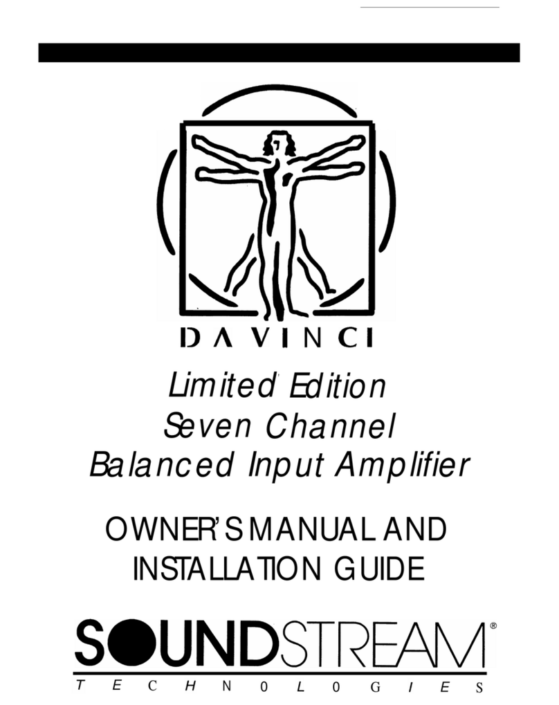Soundstream AirBass User manual
