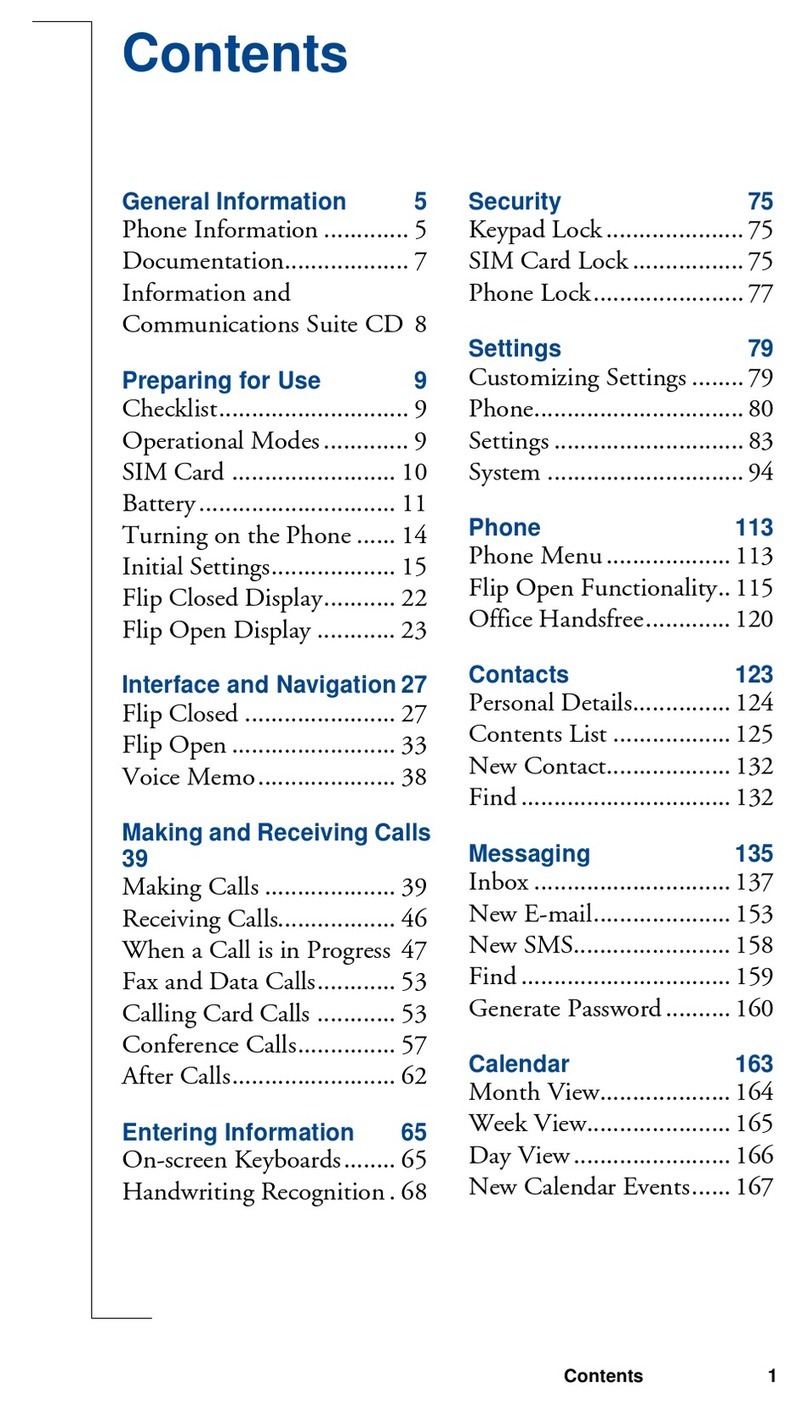Sony Ericsson R380 User manual