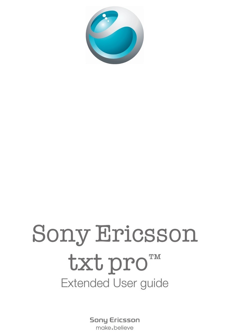 Sony Ericsson Txt pro Extended user guide