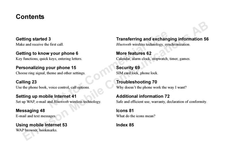 Ericsson T68m User manual