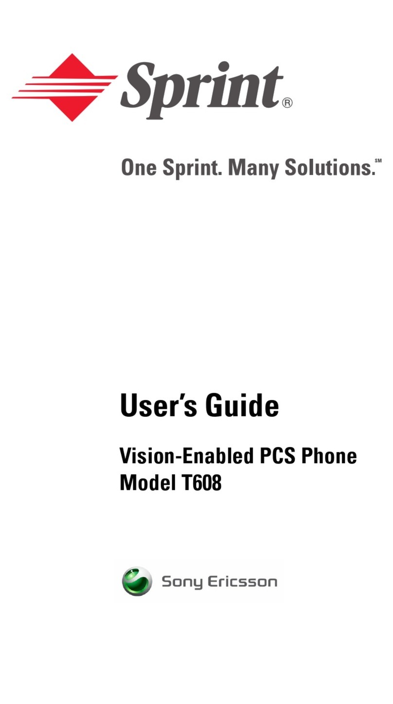 Sony Ericsson T608 user guide