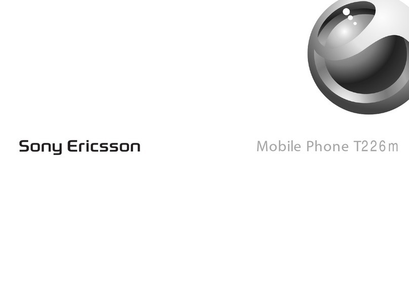 Sony Ericsson T226m User manual