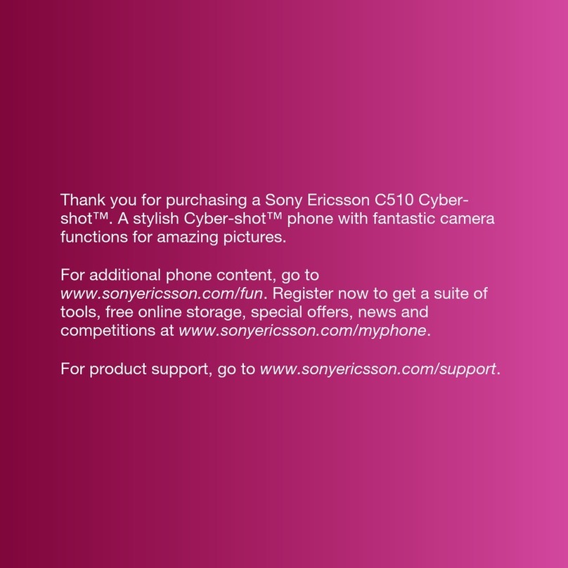 Sony Ericsson Cybershot C510a User manual