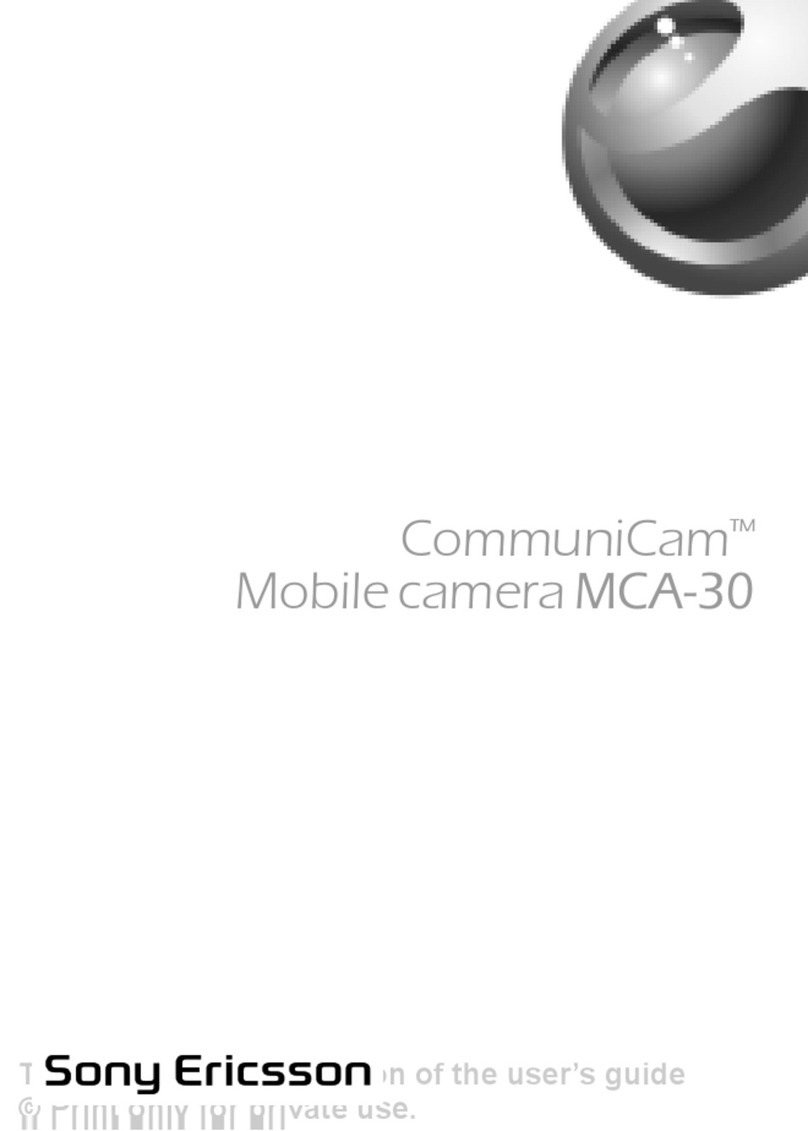 Sony Ericsson CommuniCam MCA-30 user guide