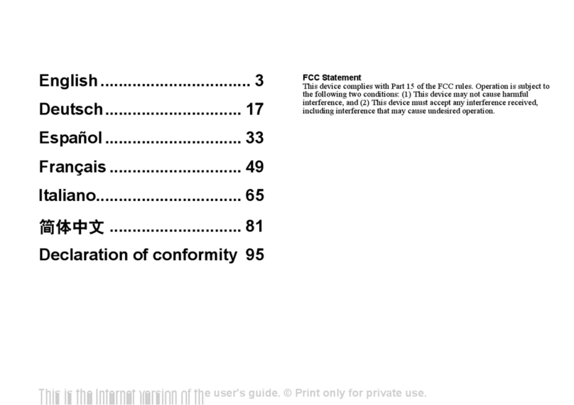 Sony Ericsson HBH-35 Declaration of conformity