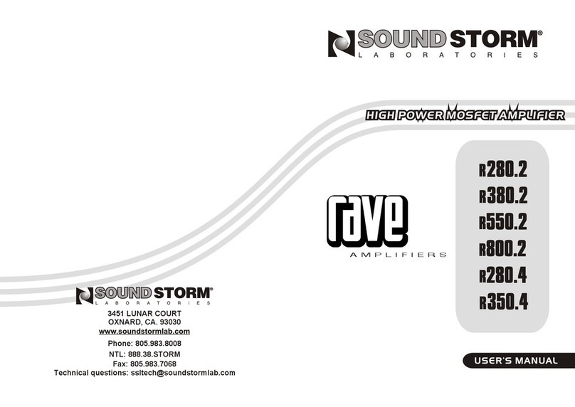 Sound Storm R280.2 User manual