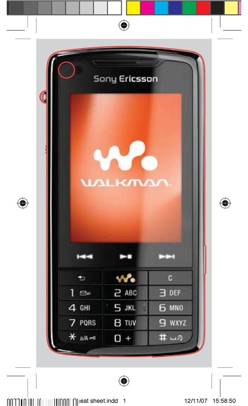 Sony Ericsson W960i Walkman User manual