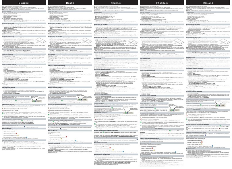 Sony Ericsson GC86 User manual