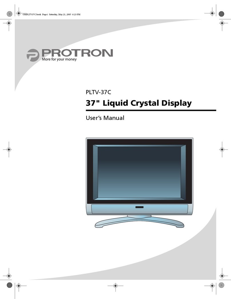 PROTRON PLTV-37C User manual