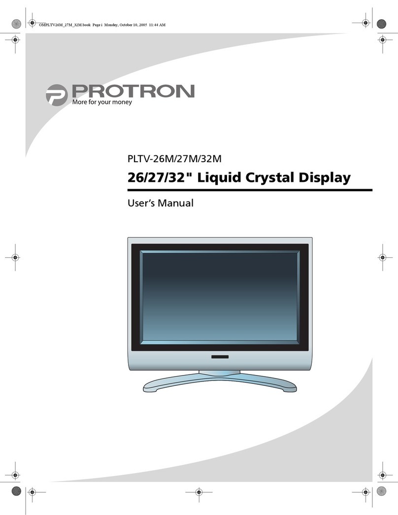 PROTRON PLTV-26M User manual