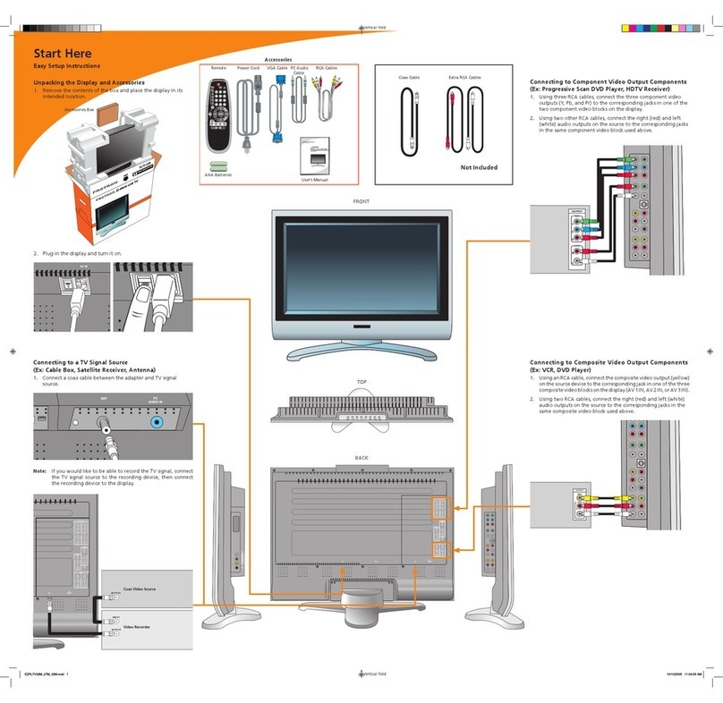 PROTRON PLTV-26M user manual