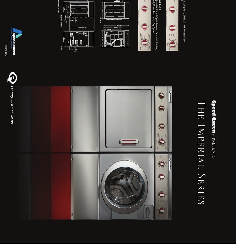 Speed Queen ADG41F User manual Speed Queen ADG41F User manual
