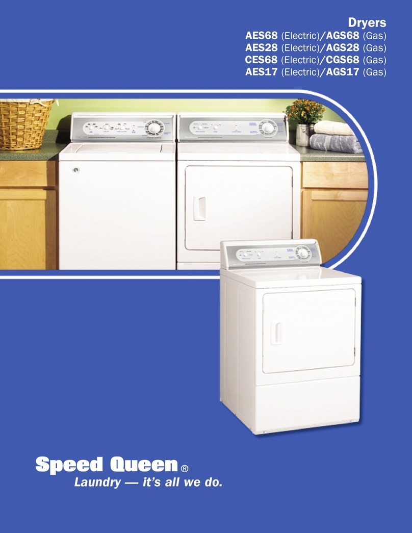 Speed Queen AES17AWF User manual