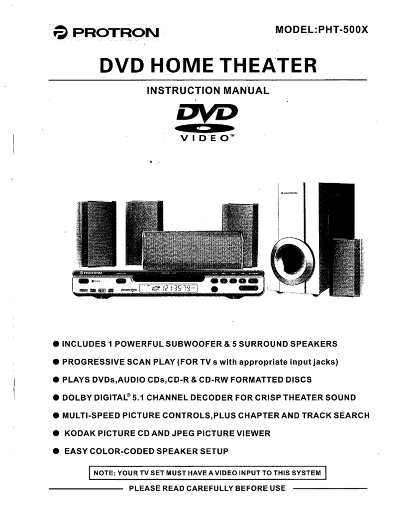PROTRON PHT-500X instruction manual