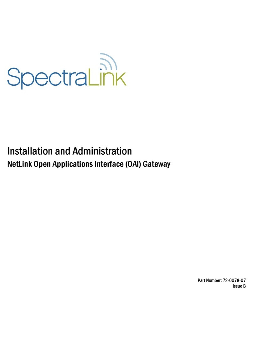 SpectraLink MOG710 Instruction Manual