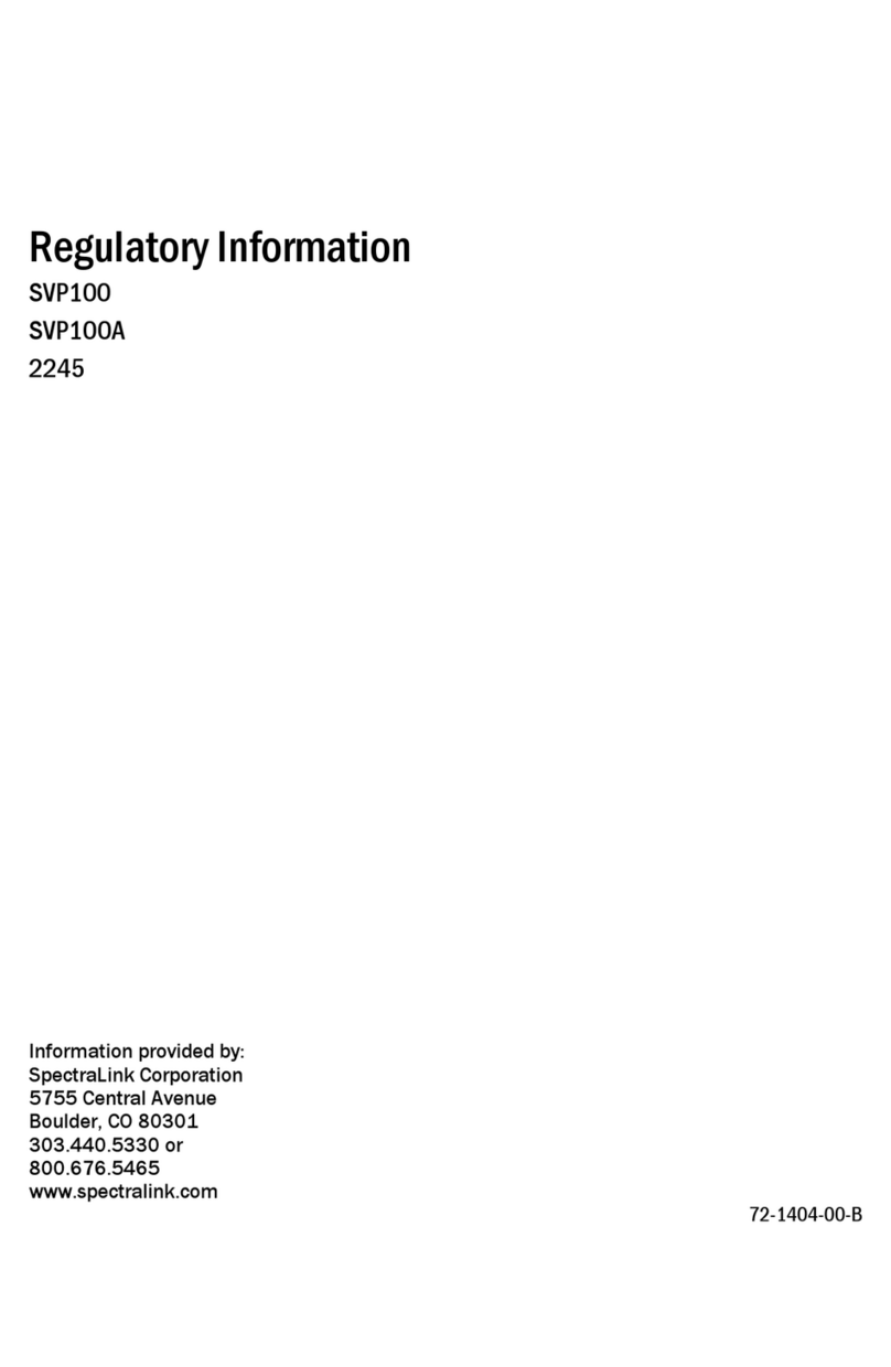 SpectraLink NetLink 2245 user guide
