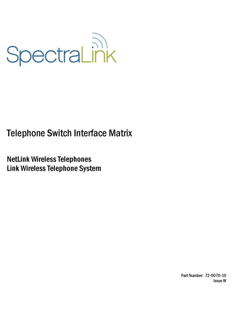 SpectraLink TGA116 supplementary guide