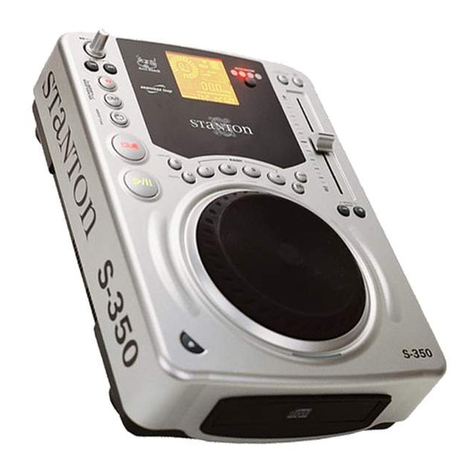 Stanton S-350 User manual Stanton S-350 User manual