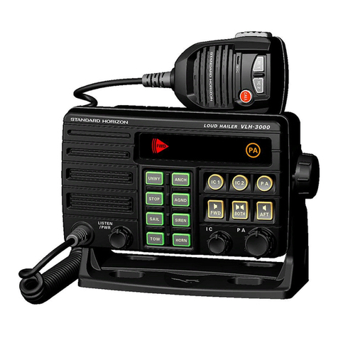 Standard Horizon VLH-3000 owner's manual
