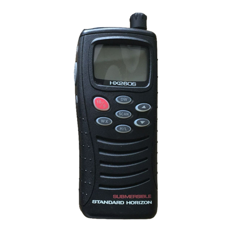 Standard Horizon HX260S owner's manual