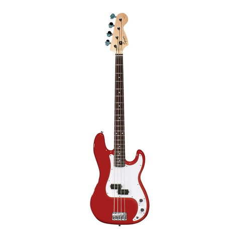 Squier Affinity P Bass User manual Squier Affinity P Bass User manual