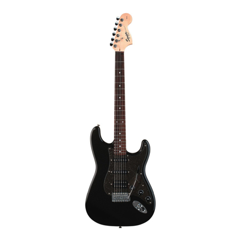 Squier Affinity Strat HSS User manual