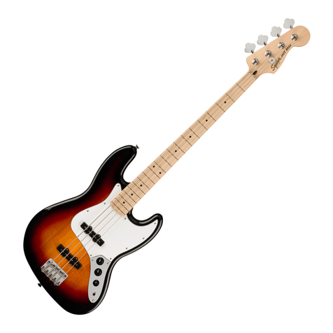 Squier Affinity Jazz Bass User manual Squier Affinity Jazz Bass User manual