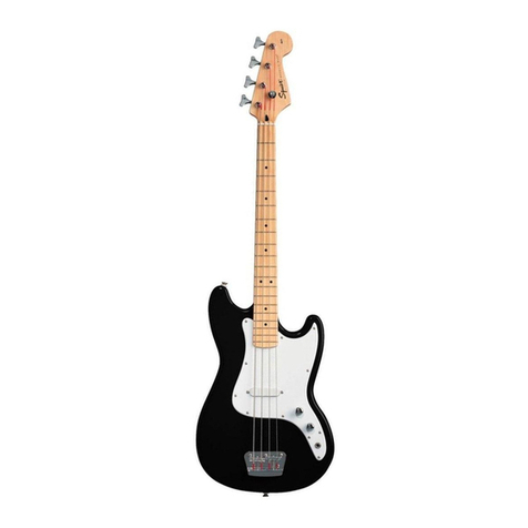 Squier Affinity Bronco Bass User manual Squier Affinity Bronco Bass User manual