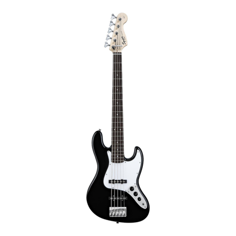 Squier Affinity Jazz Bass V User manual Squier Affinity Jazz Bass V User manual