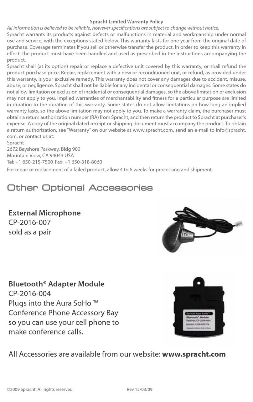 Spracht AURA SOHO CP-2016-007 installation guide