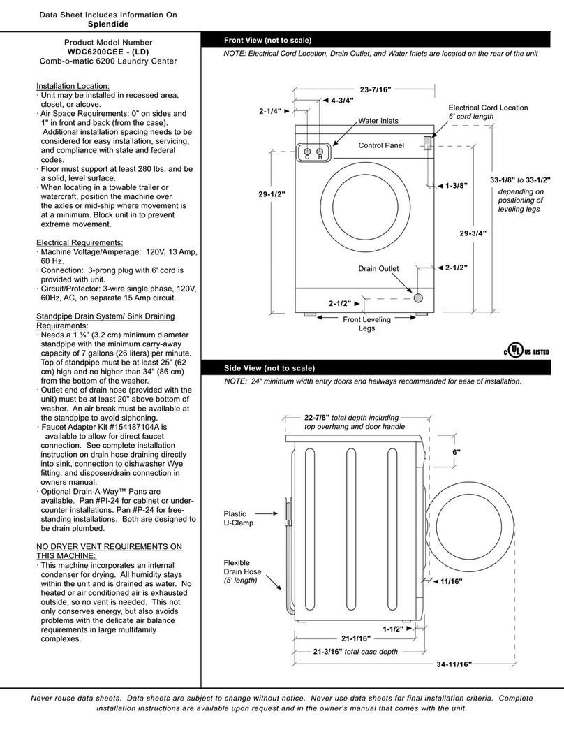 Splendide C6200CEE User manual