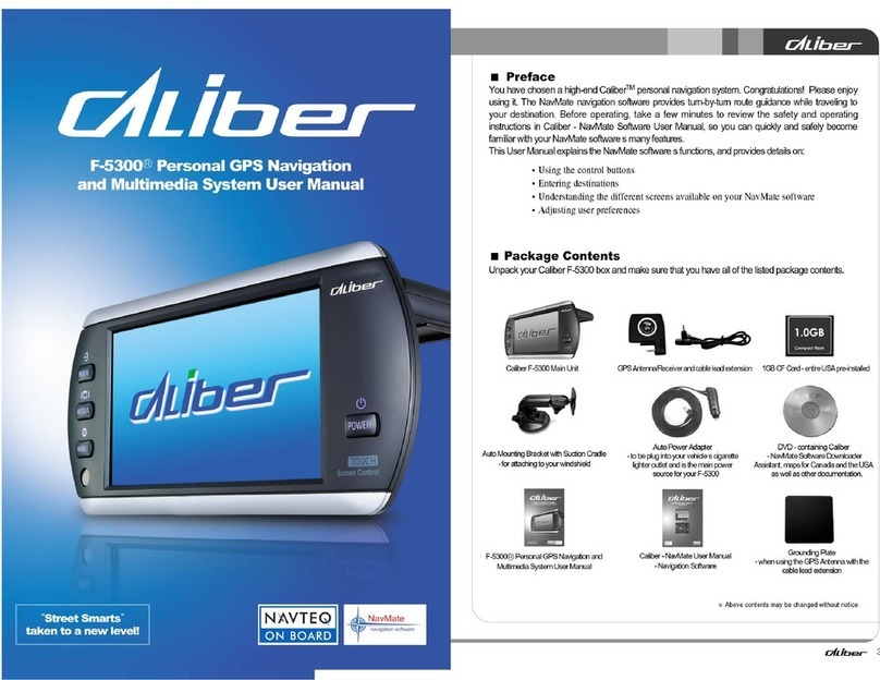 Caliber F-5300 User manual