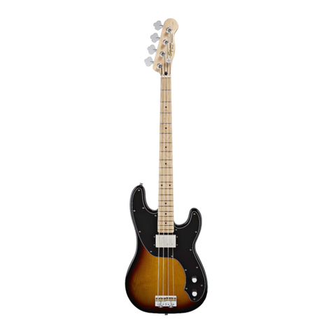 Squier Vintage Modified P Bass User manual Squier Vintage Modified P Bass User manual