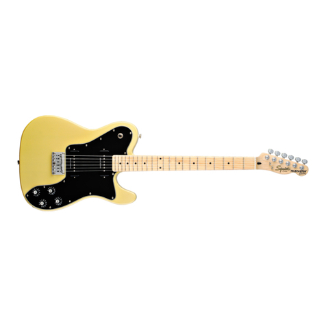 Squier Tele Custom II User manual Squier Tele Custom II User manual