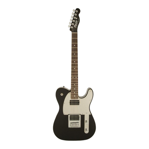 Squier J5 Telecaster User manual Squier J5 Telecaster User manual