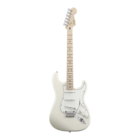 Squier Deluxe Strat User manual Squier Deluxe Strat User manual