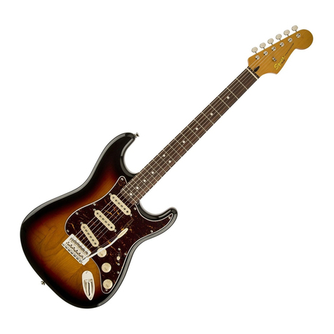 Squier Classic Vibe 60s Strat User manual Squier Classic Vibe 60s Strat User manual