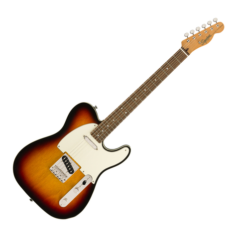 Squier Classic Vibe Telecaster Custom User manual Squier Classic Vibe Telecaster Custom User manual