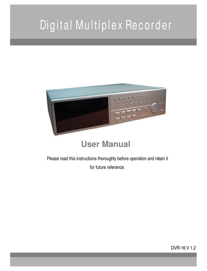 Speco DVR-16 User manual