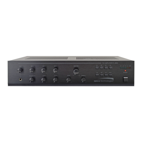 Speco PL-260A User manual