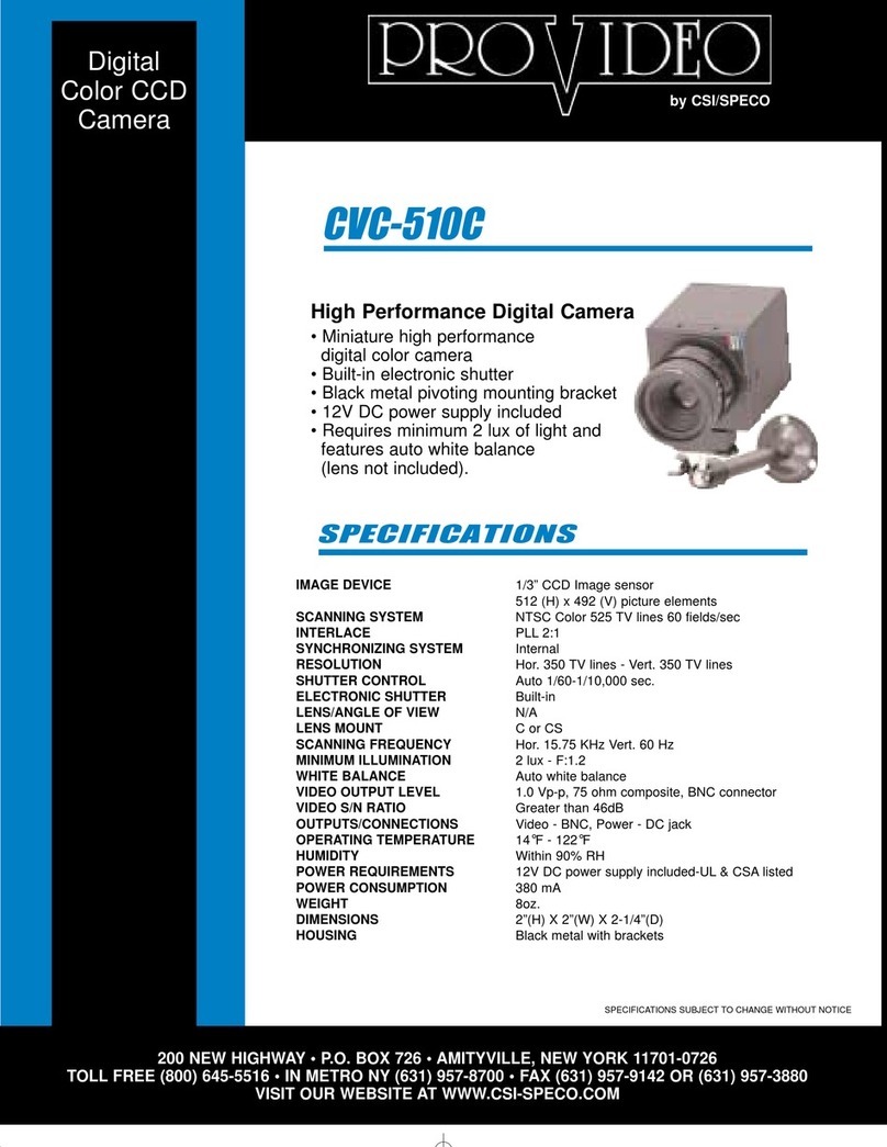 Speco CVC-510C User manual Speco CVC-510C User manual
