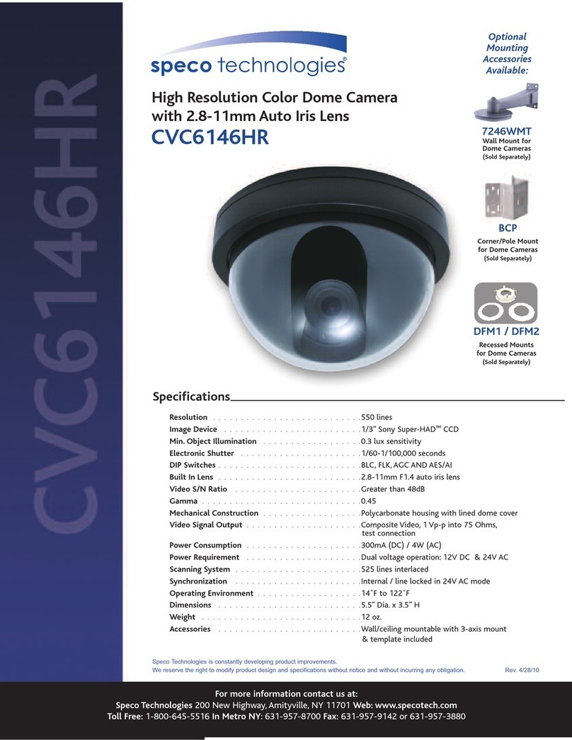 Speco CVC-6146HR User manual