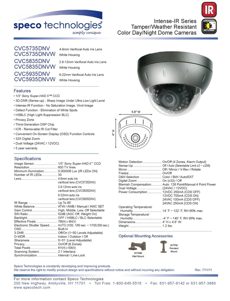 Speco CVC-5735DNV Specifications