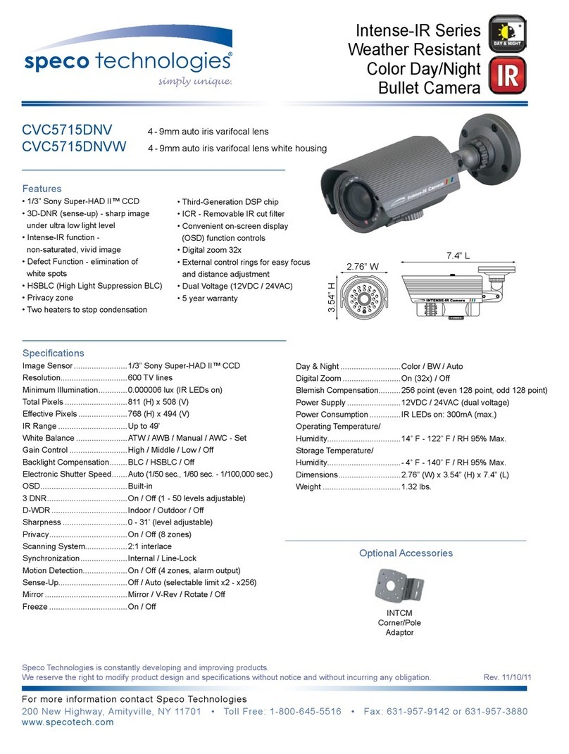 Speco CVC-5715DNV User manual