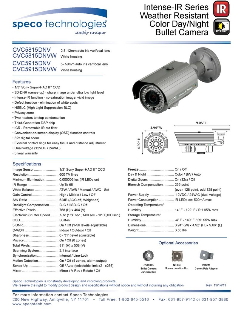 Speco CVC-5815DNV User manual Speco CVC-5815DNV User manual